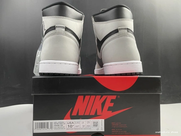 Cheap Smoke Light Grey 555088-035 Black Retro High 1 White Jordan Air 0724